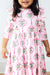 Merry Mistletoe 3/4 Sleeve Ruffle Twirl Dress-Mila & Rose ®