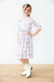 Softly Blooming 3/4 Sleeve Pocket Twirl Dress-Mila & Rose ®