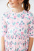 Softly Blooming 3/4 Sleeve Pocket Twirl Dress-Mila & Rose ®