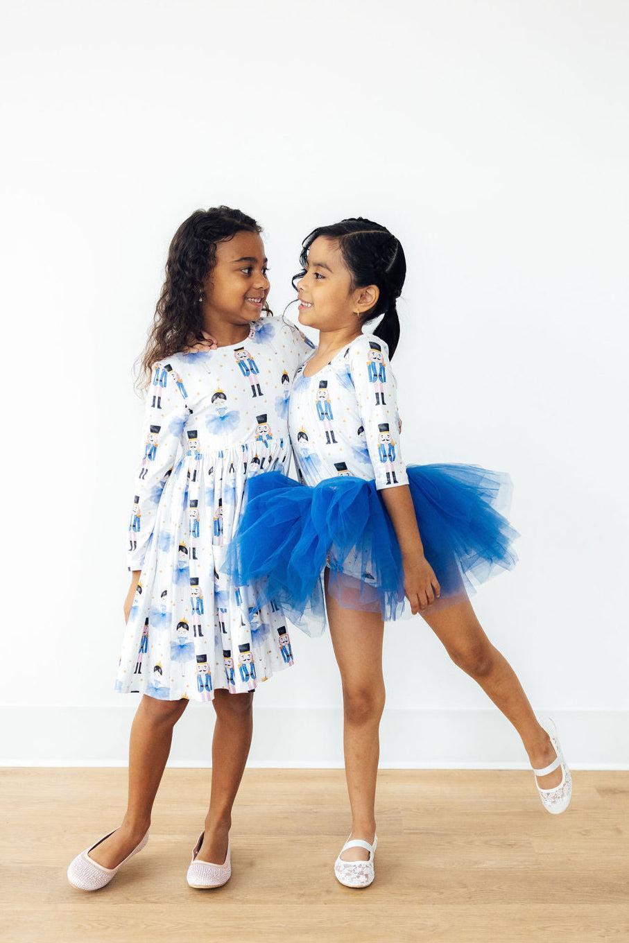 Waltz of the Snowflakes L/S Pocket Twirl Dress-Mila & Rose ®