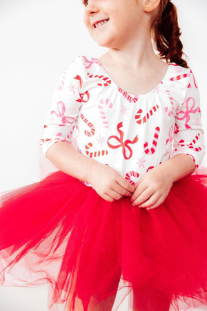 Candy Cane Lane 3/4 Tutu Leotard-Mila & Rose ®