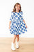 Lone Star 3/4 Sleeve Ruffle Twirl Dress-Mila & Rose ®