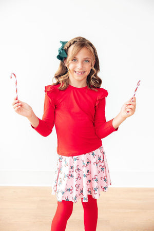 Candy Cane Cutie Twirl Skegging-Mila & Rose ®