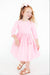 Bubblegum Pink 3/4 Sleeve Pocket Twirl Dress-Mila & Rose ®