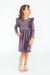 Vintage Violet L/S Ruffle Twirl Dress-Mila & Rose ®
