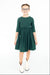 Spruce 3/4 Sleeve Pocket Twirl Dress-Mila & Rose ®
