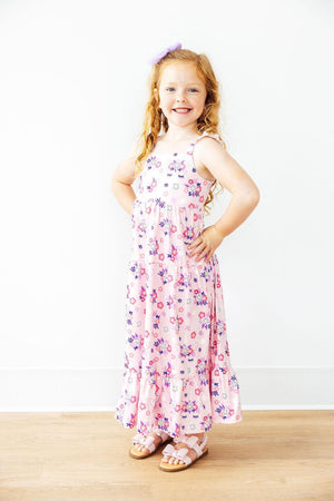 Retro Daydream Ruffle Maxi Dress-Mila & Rose ®