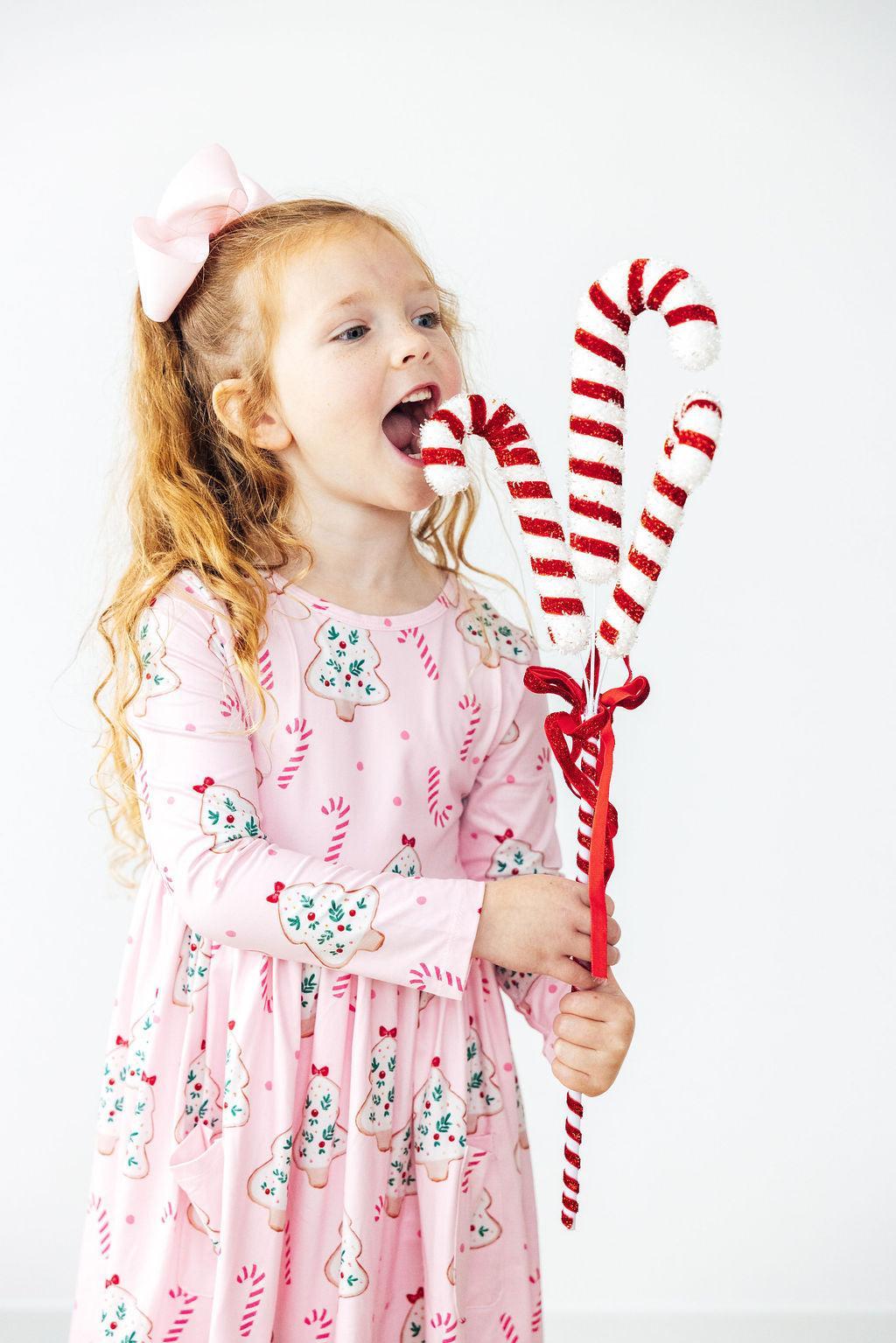 Christmas Cookies L/S Pocket Twirl Dress-Mila & Rose ®