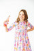 Girly Pop 3/4 Sleeve Pocket Twirl Dress-Mila & Rose ®