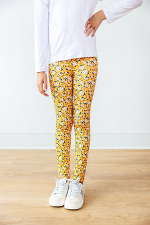 Fall Floral Leggings-Mila & Rose ®