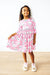 Unicorn Kitties 3/4 Sleeve Pocket Twirl Dress-Mila & Rose ®