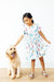 Puppy Pals S/S Pocket Twirl Dress-Mila & Rose ®