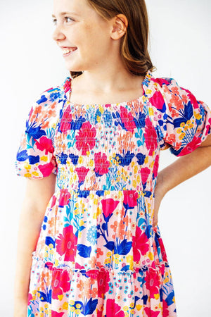 Sunshine Garden Smocked Ruffle Dress-Mila & Rose ®