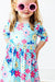 Crazy Daisy 3/4 Sleeve Pocket Twirl Dress-Mila & Rose ®