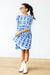 Southern Belle 3/4 Sleeve Ruffle Twirl Dress-Mila & Rose ®