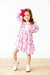 Boot Scootin' 3/4 Sleeve Ruffle Twirl Dress-Mila & Rose ®