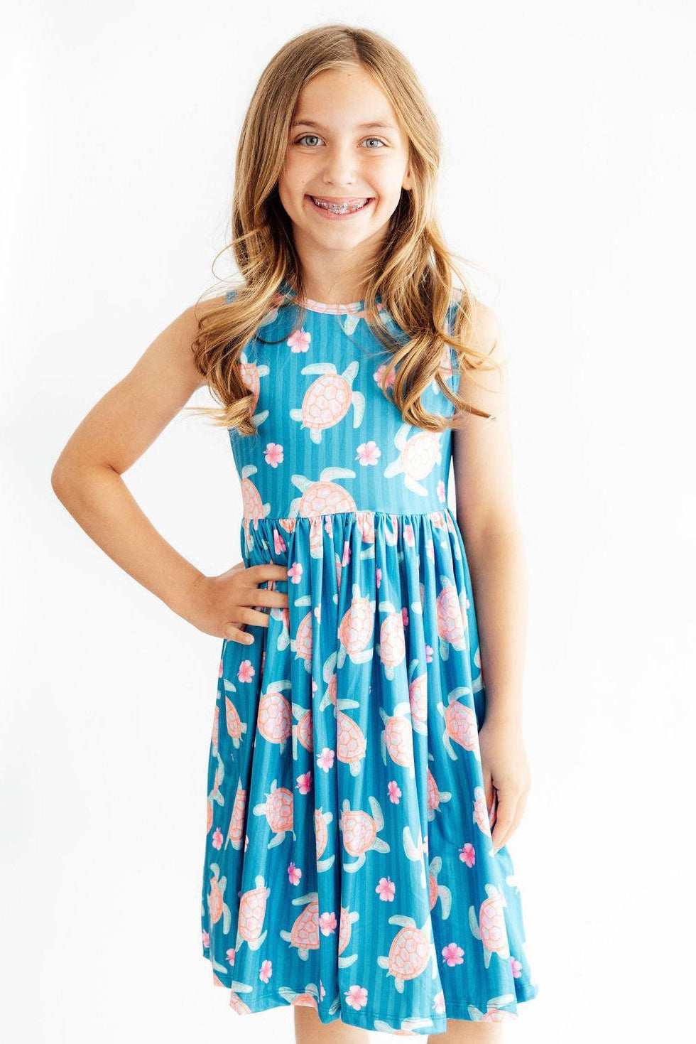 Turtley Adorable Tank Twirl Dress-Mila & Rose ®