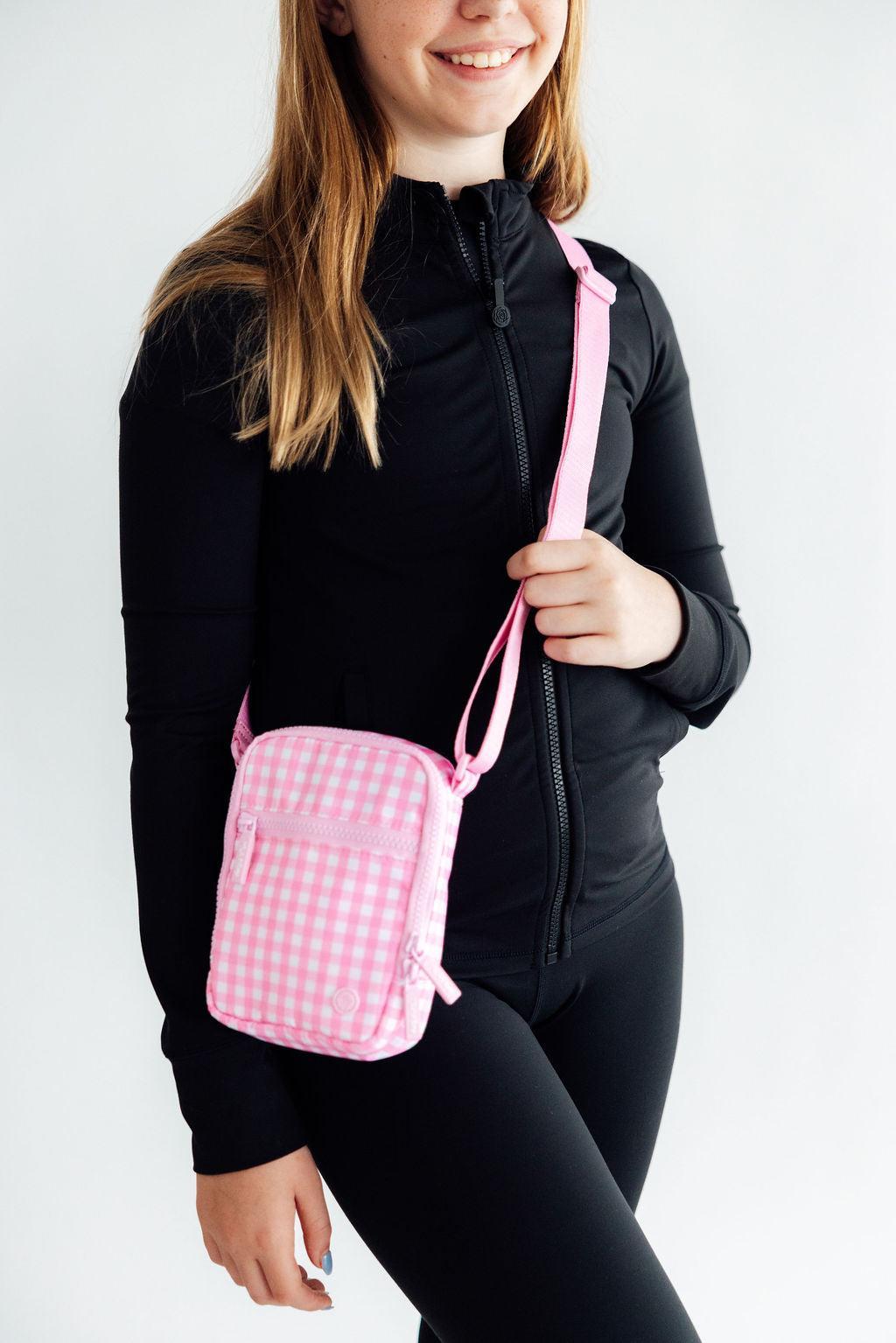Go-Getter Gingham Crossbody Bag-Mila & Rose ®