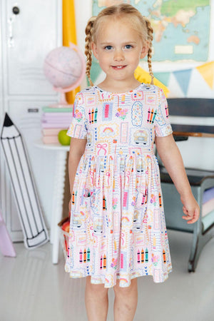 Art Class S/S Pocket Twirl Dress