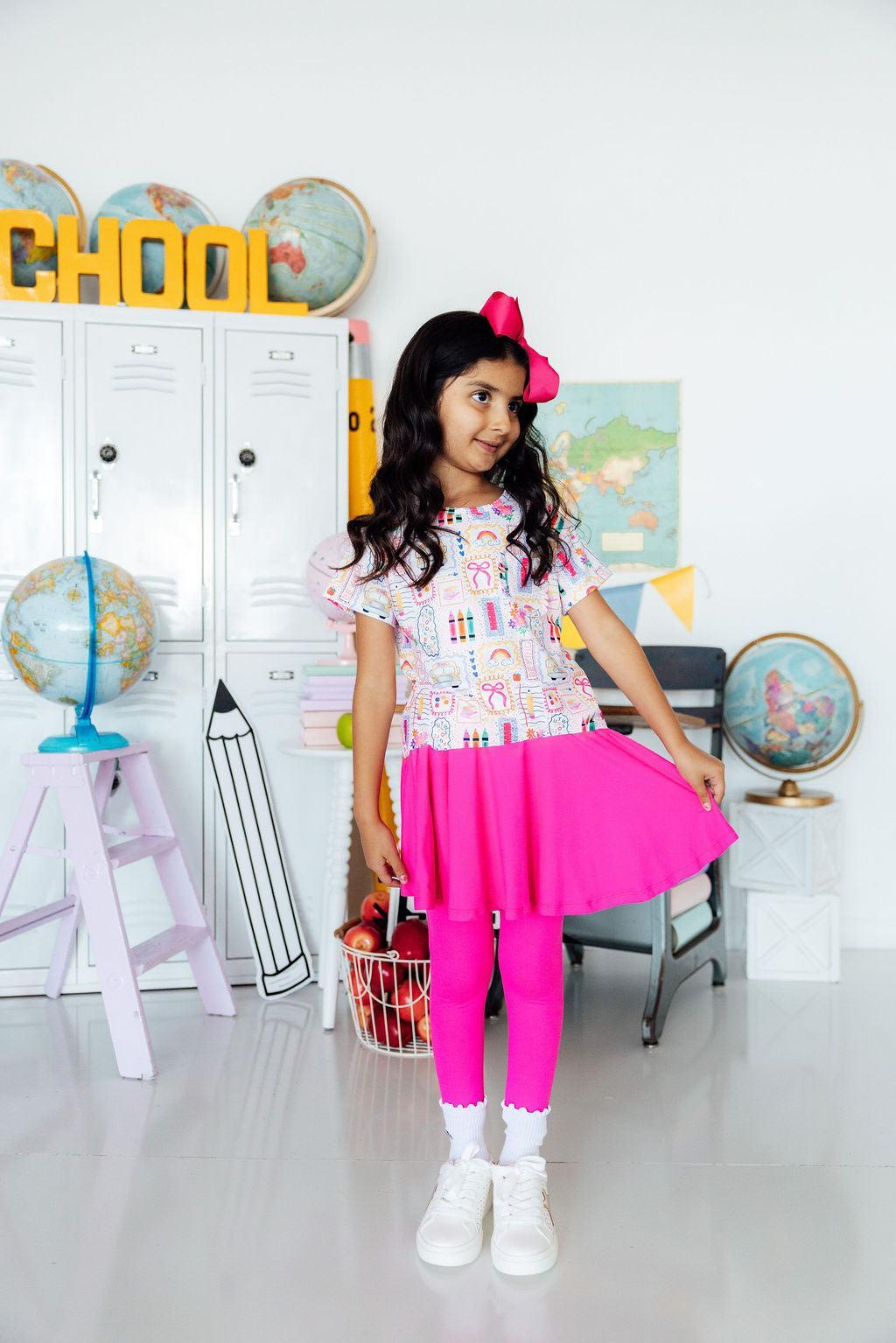 Art Class Ruffle Pocket Tee-Mila & Rose ®