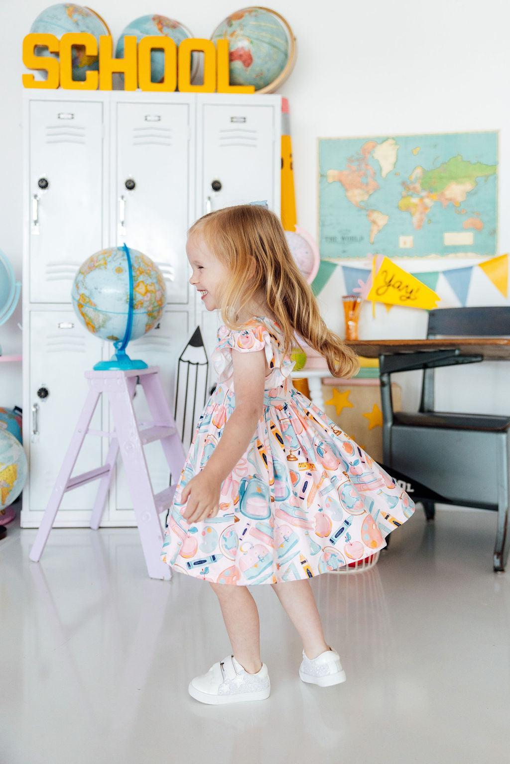 Class Act Flutter Sleeve Twirl Dress-Mila & Rose ®