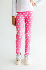 Pink Polka Dots Leggings-Mila & Rose ®