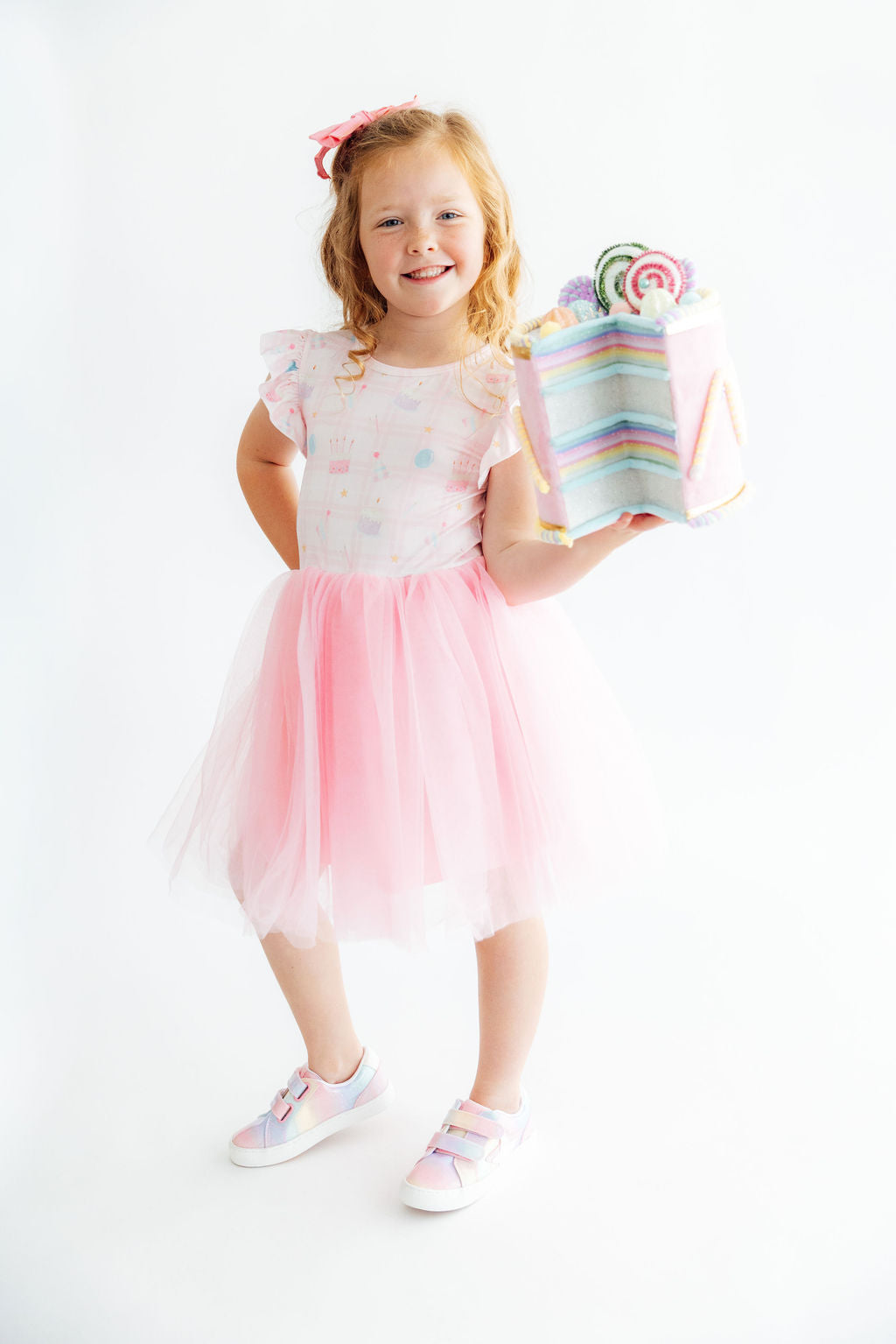 Birthday Magic Flutter Sleeve Tutu Dress-Mila & Rose ®