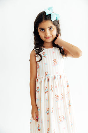 Monkey Sea, Monkey Do Tank Twirl Dress-Mila & Rose ®