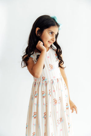Monkey Sea, Monkey Do Tank Twirl Dress-Mila & Rose ®