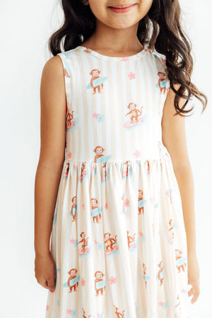 Monkey Sea, Monkey Do Tank Twirl Dress-Mila & Rose ®