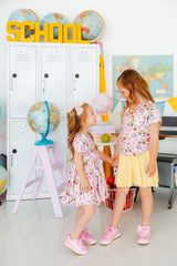 Playground Princess S/S Ruffle Pocket Tee-Mila & Rose ®