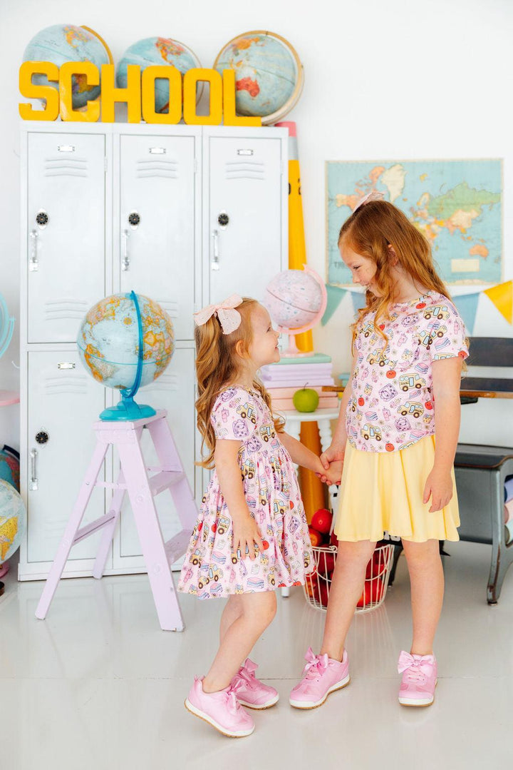 Playground Princess S/S Ruffle Pocket Tee-Mila & Rose ®