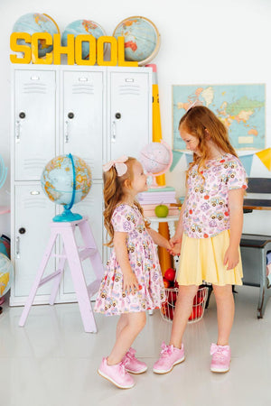 Playground Princess Ruffle Pocket Tee-Mila & Rose ®