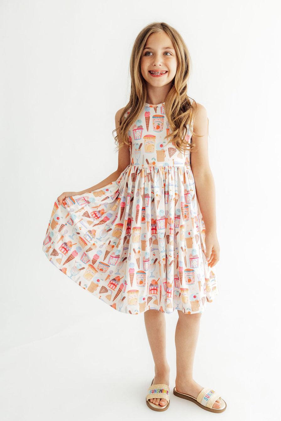 What's the Scoop Tank Twirl Dress-Mila & Rose ®