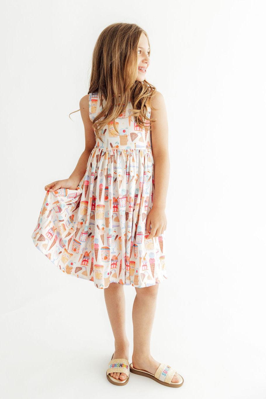 What's the Scoop Tank Twirl Dress-Mila & Rose ®