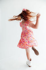 Spooktacular Flutter Sleeve Twirl Dress-Mila & Rose ®