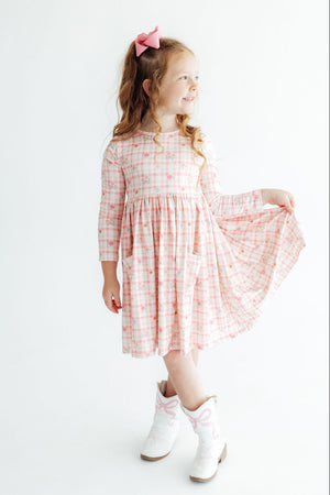 Off the Grid L/S Pocket Twirl Dress-Mila & Rose ®