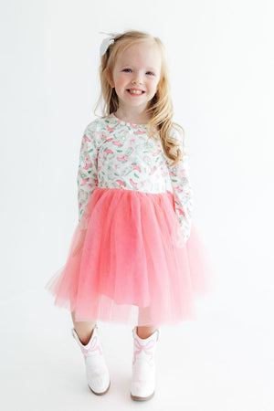 Country Christmas L/S Tutu Dress-Mila & Rose ®