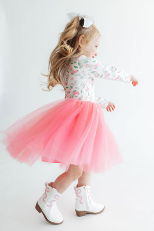 Country Christmas L/S Tutu Dress-Mila & Rose ®