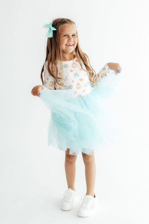 Pumpkin Spice Pups L/S Tutu Dress-Mila & Rose ®