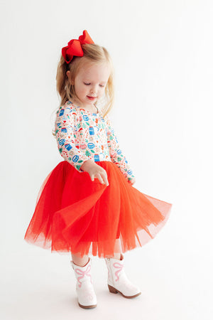 Oh Snap! L/S Tutu Dress-Mila & Rose ®