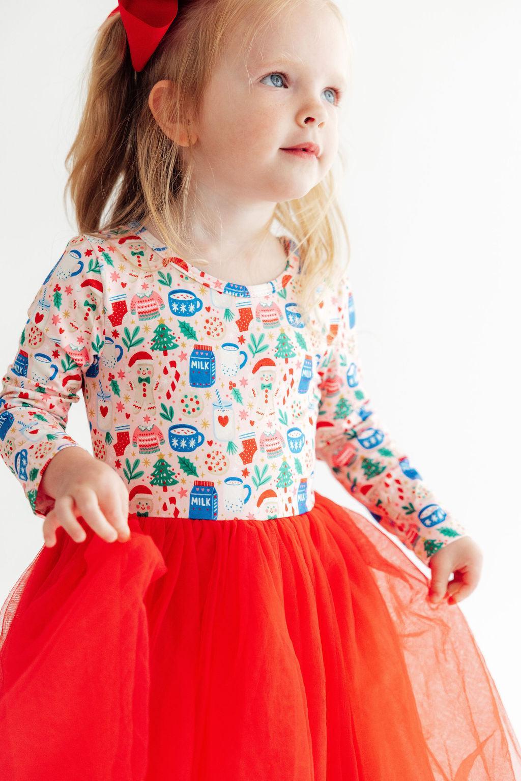 Oh Snap! L/S Tutu Dress-Mila & Rose ®