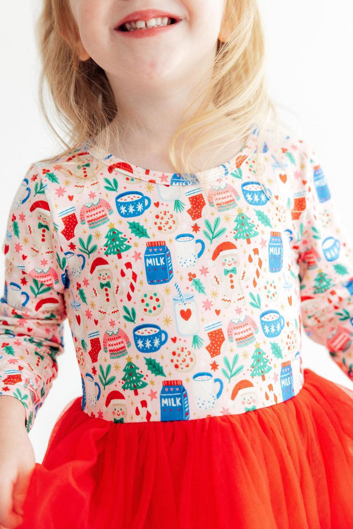 Oh Snap! L/S Tutu Dress-Mila & Rose ®