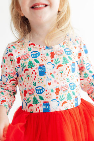 Oh Snap! L/S Tutu Dress-Mila & Rose ®