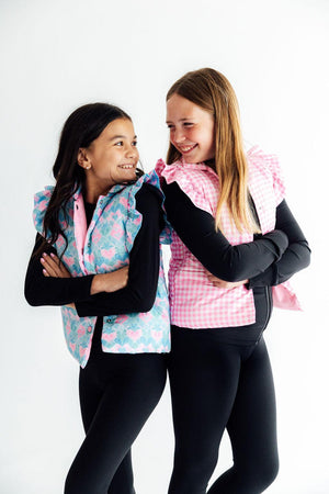Happy Hearts Puffer Vest-Mila & Rose ®