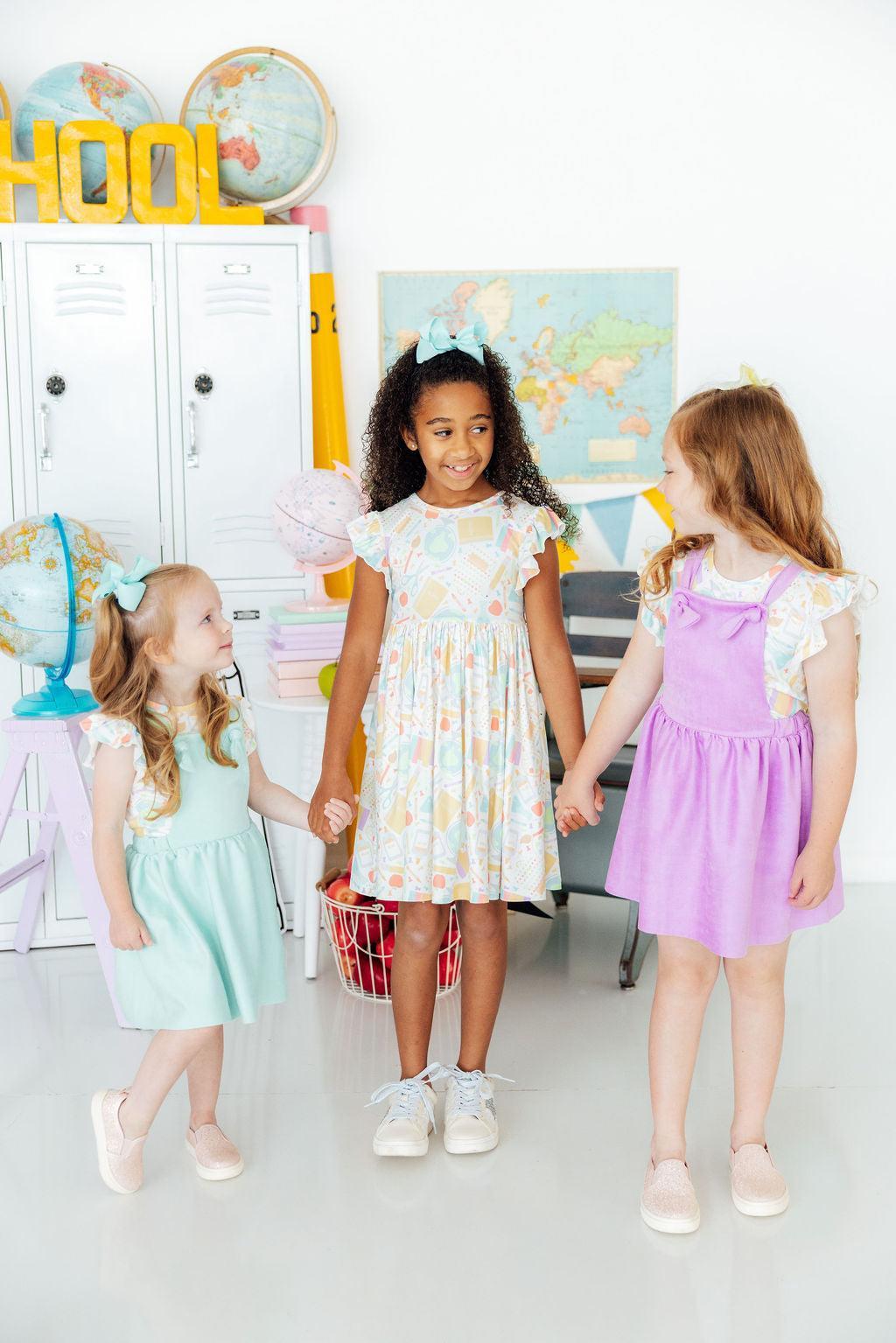 Campus Cutie S/S Ruffle Tee-Mila & Rose ®