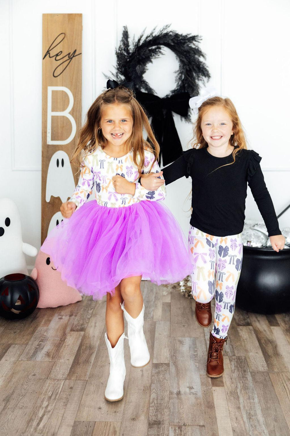 Tied with a Boo L/S Tutu Dress-Mila & Rose ®