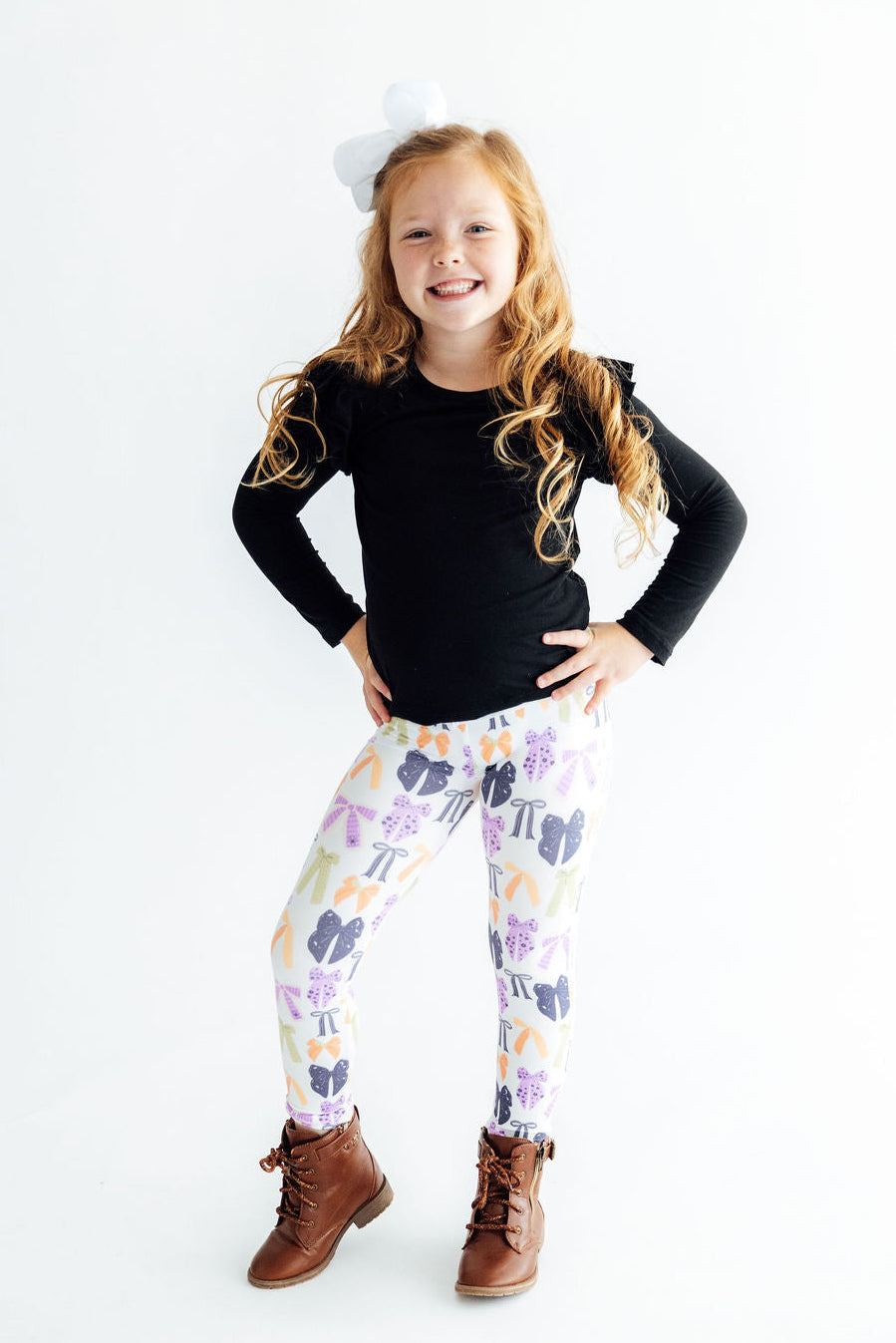Tied with a Boo Leggings-Mila & Rose ®