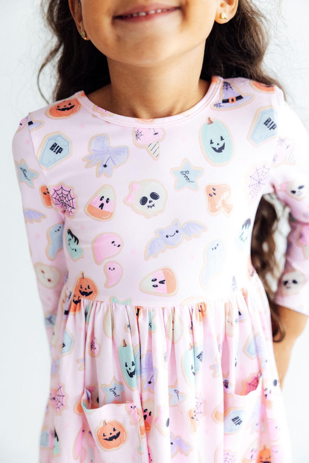 Sugar Rush L/S Pocket Twirl Dress-Mila & Rose ®