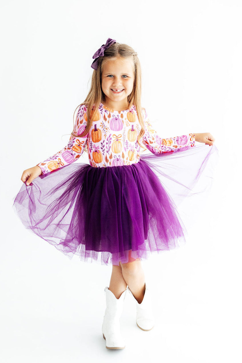 Gourdgeous L/S Tutu Dress-Mila & Rose ®